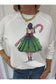 Candy Cane Girl Sweatshirt