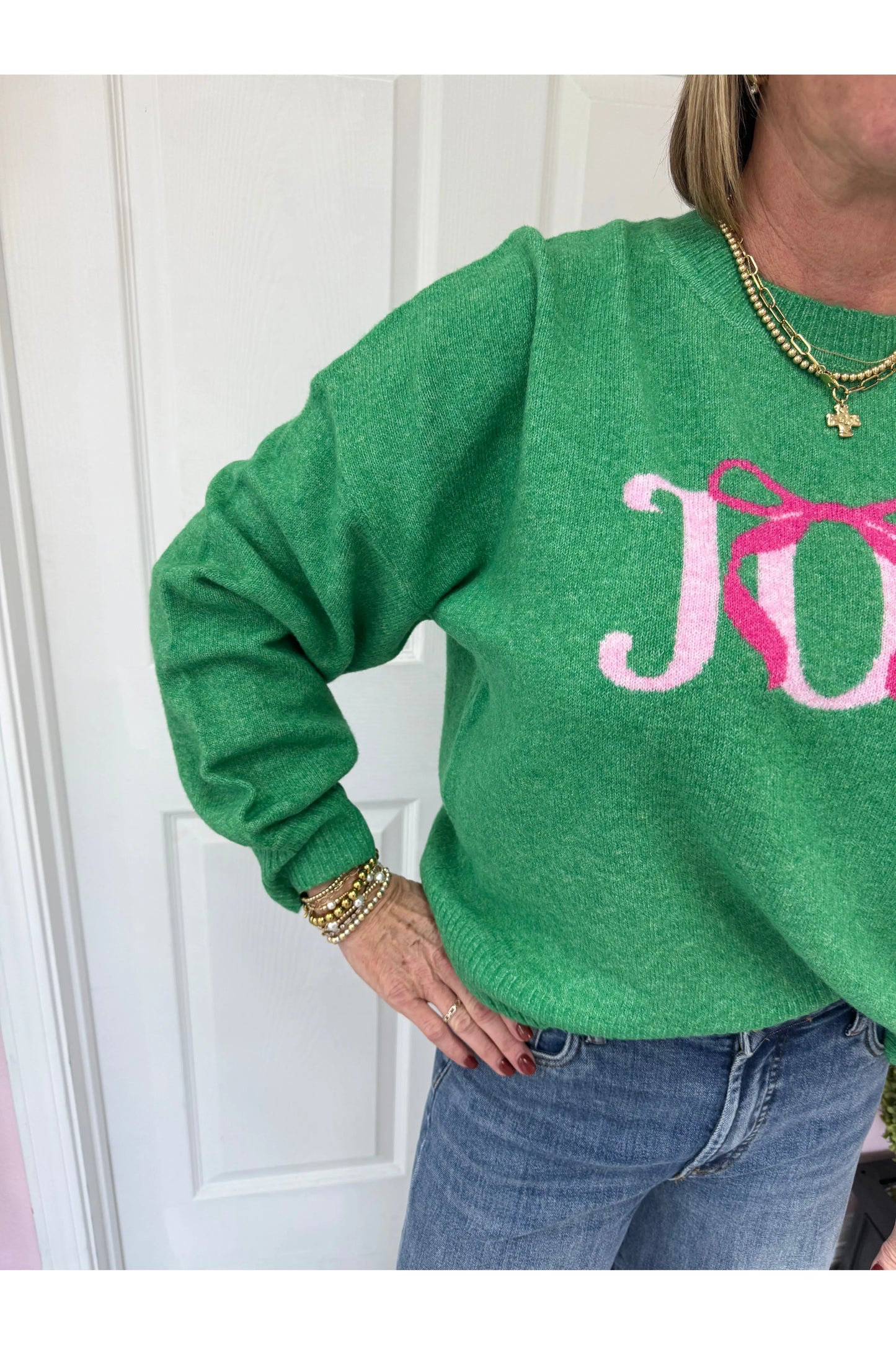 Green Joy Sweater