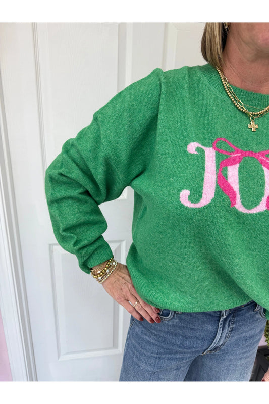 Green Joy Sweater