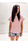 Striped Raglan Tee