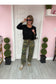 Slouchy Cropped Relaxed Camo Pants