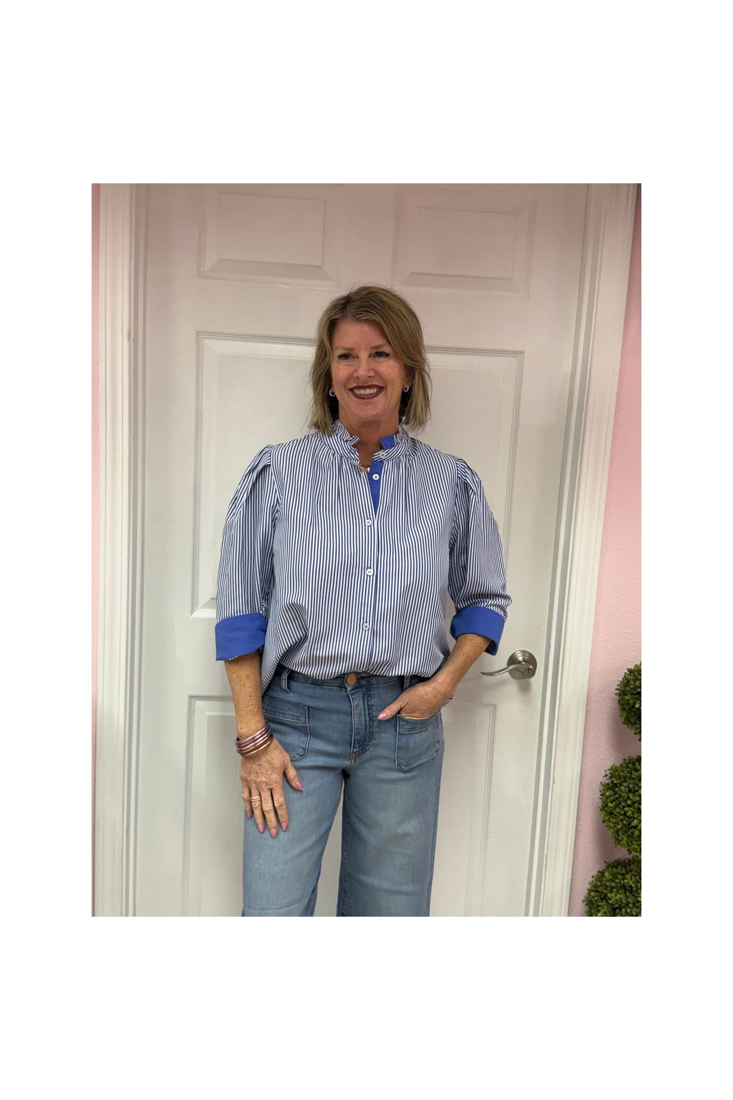 Vivienne Striped Blouse