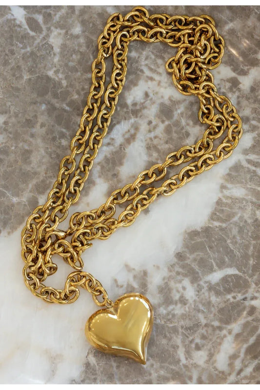 XL Wrap Around Heart Necklace
