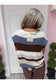 Multicolored Striped Cap Sleeve Sweater