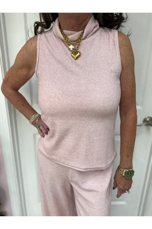 Alma Sleeveless Cowl Neck Lounge Set