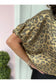Metallic Leopard Printed Blouse
