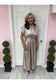 Metallic Midi Dress