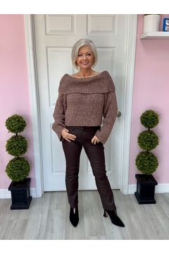 KFK Kelsey Chocolate Coated Jeans