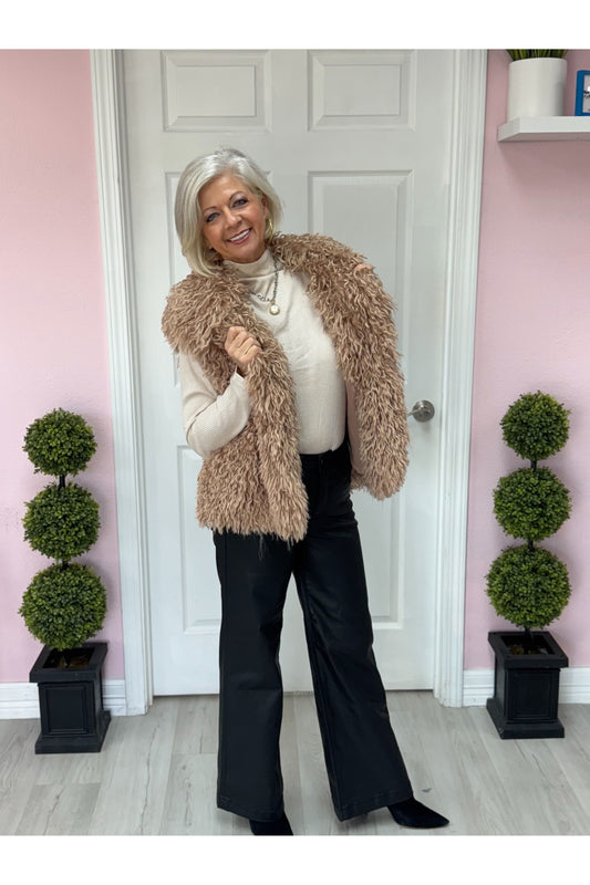 KFK Meg Coated Wide Leg