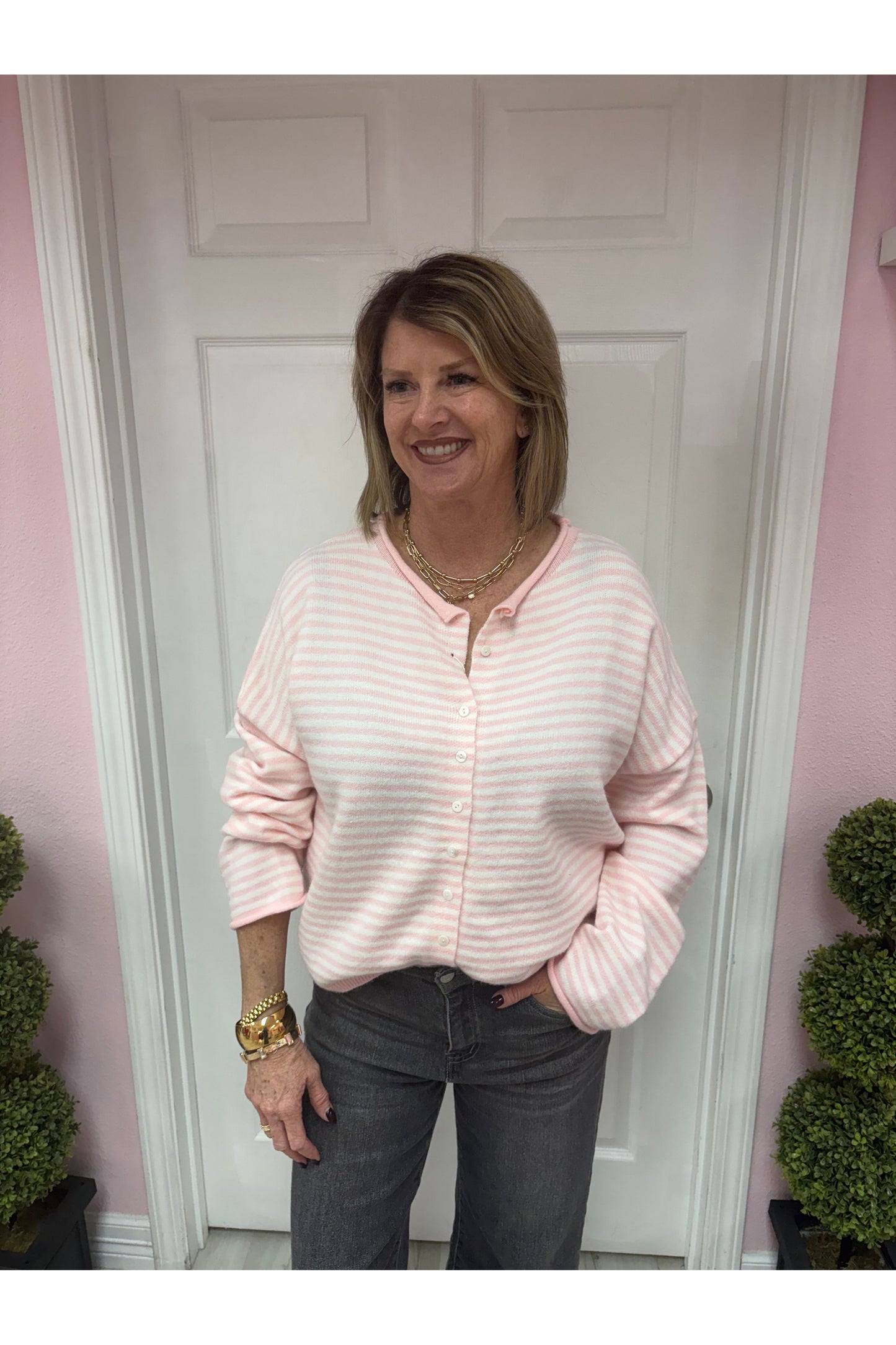 Patchwork Floral Crewneck Sweatshirt