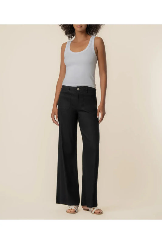 Meg High Rise Wide Leg Black