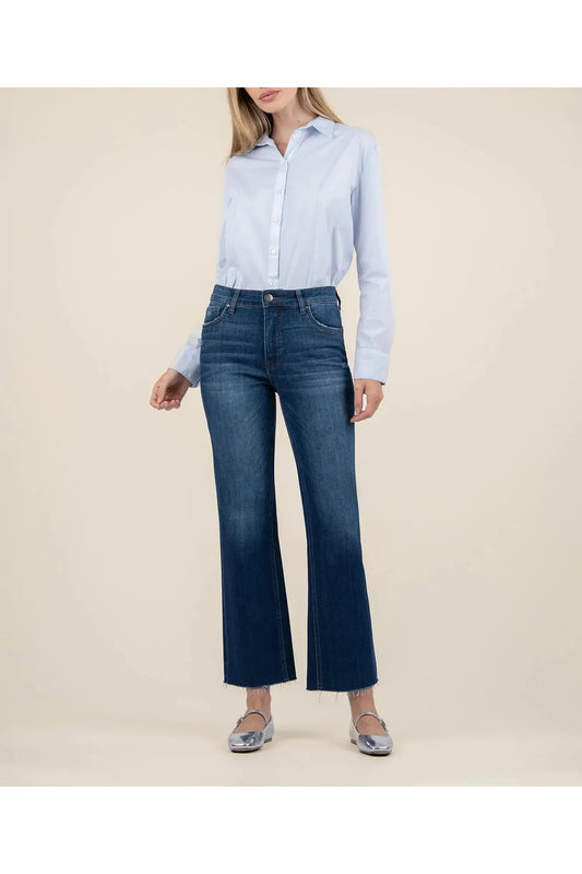 KFK Kelsey High Rise Ankle Flare w/Insert