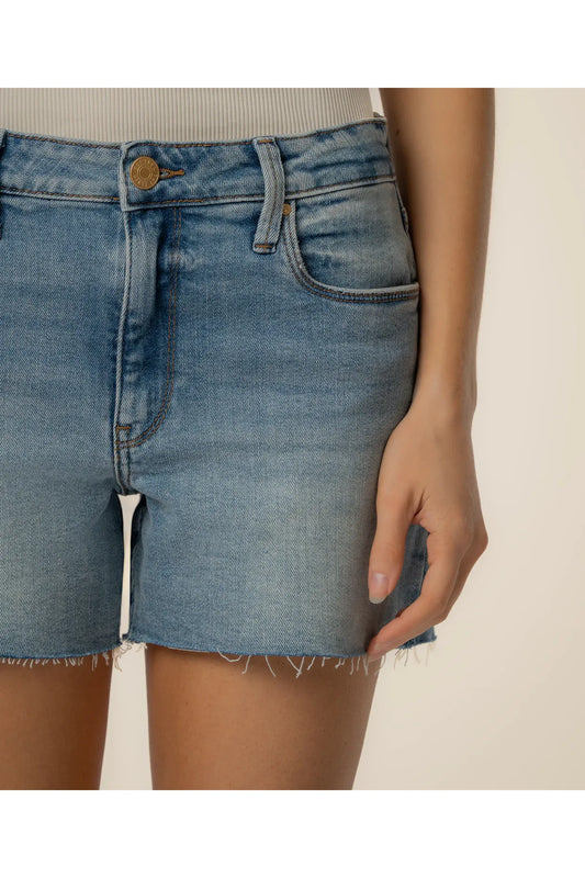 KFK Jenny High Rise Kick Shorts