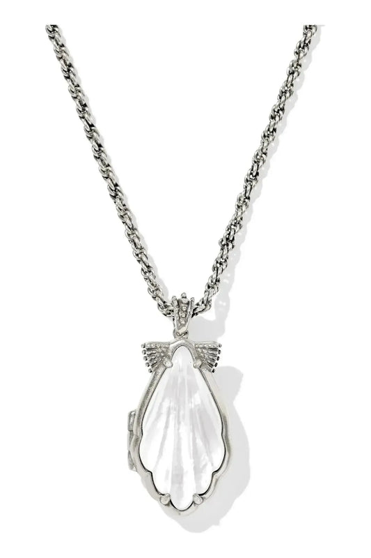 Alexa Locket Vintage Short Pendant Necklace