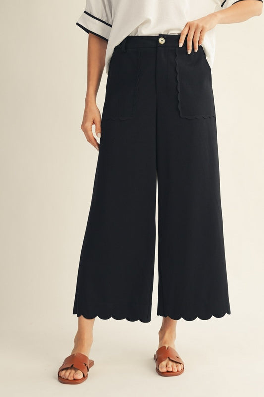 Melanie Scallop Pants