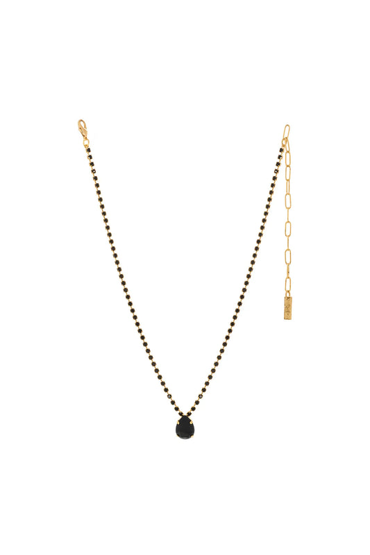 Tova Milli Necklace Light Gold/Jet