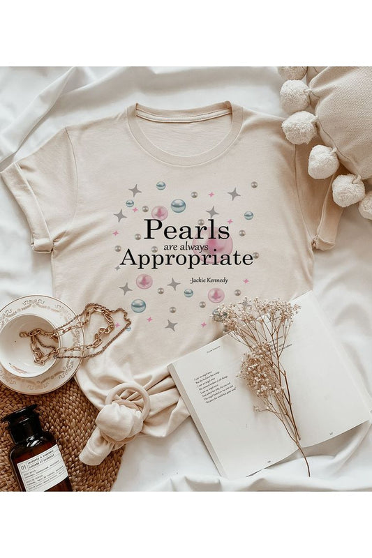 Pearls Are Always Appropriate Graphic Tee