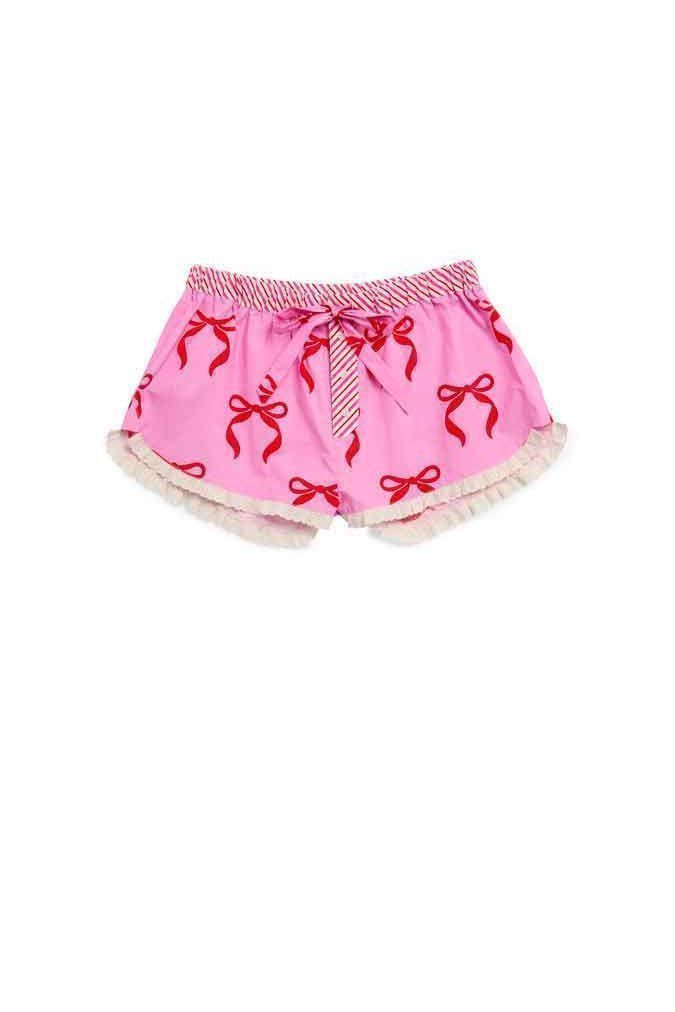 Pink Bow Boxer Shorts