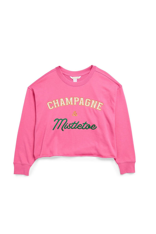 "Champagne & Mistletoe" Lounge Sweatshirt