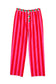 Festive Stripe Boxer Pants- Red