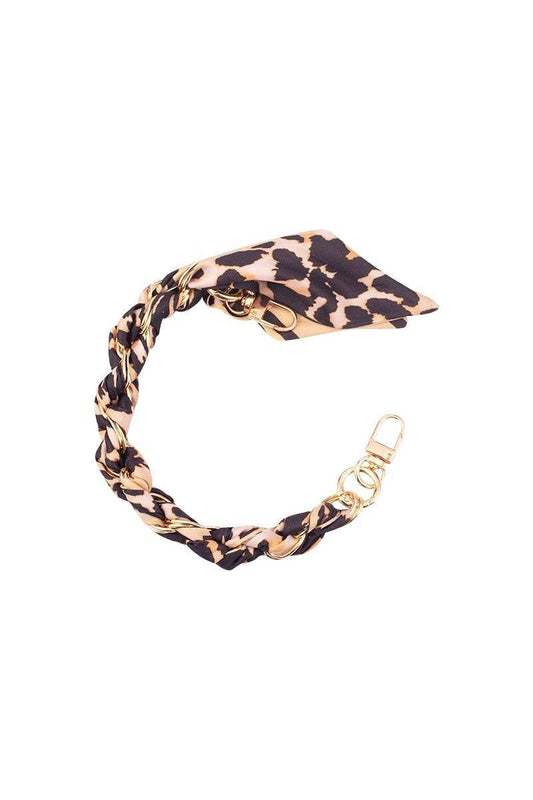 Gold Phone Chain with Scarf