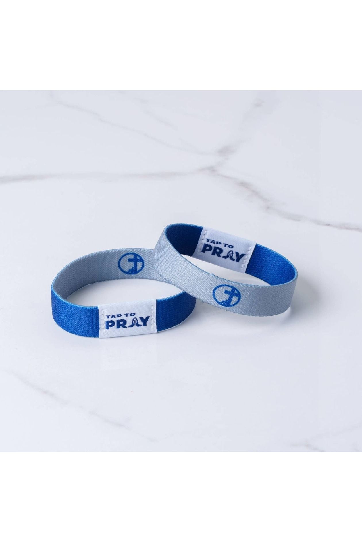 Tap To Pray™ Wristbands - Navy & Grey