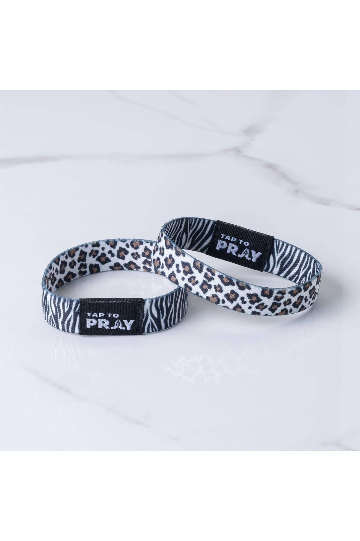 Tap To Pray™ Wristbands - Safari Zebra