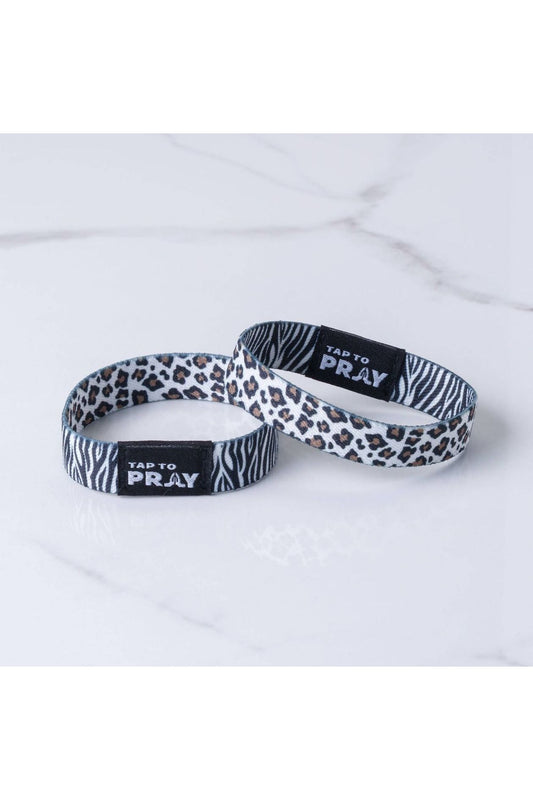 Tap To Pray™ Wristbands - Safari Zebra