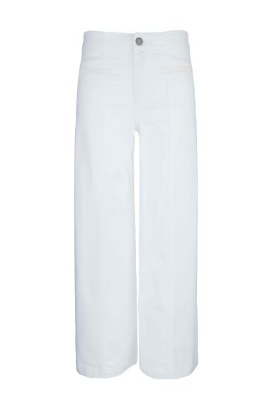 Meg High Rise Wide Leg Pants With Welt Pockets