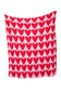 Red Hearts Valentine's Oversized Throw Blanket