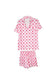 Light and Hot Pink Hearts Valentine's Pj Sets Women
