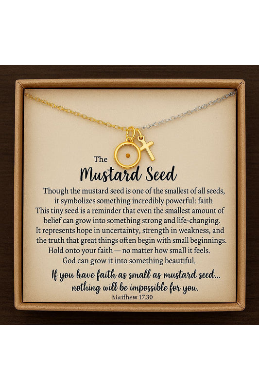 Little Happies Mustard Seed Faith Necklace