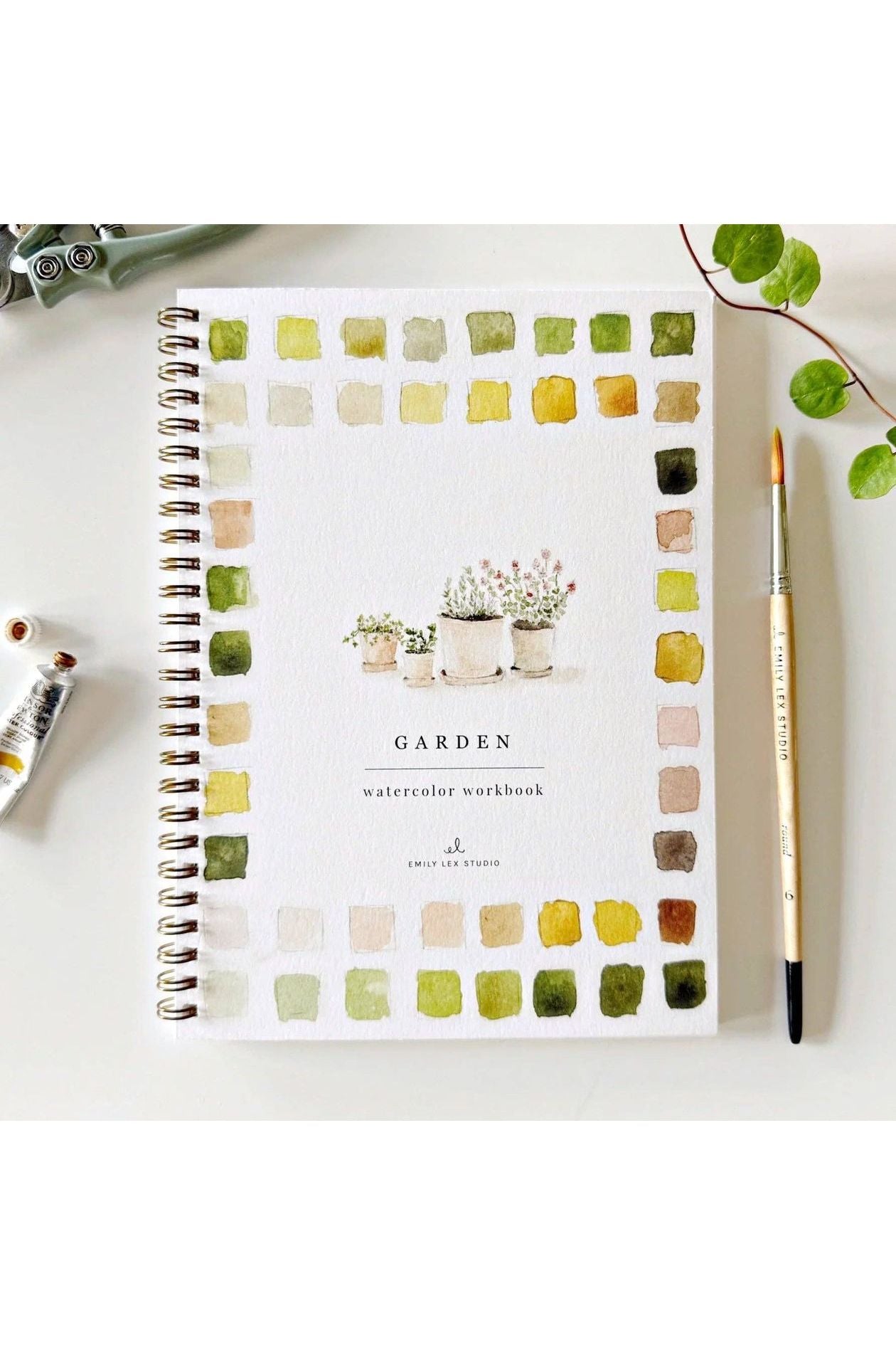 Garden Watercolor Workbook