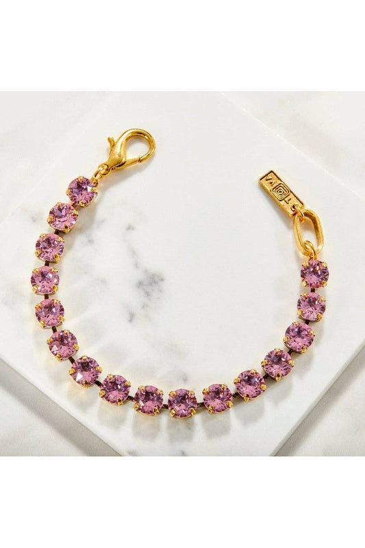 Tova Izzy Bracelet Antique Gold/Pink