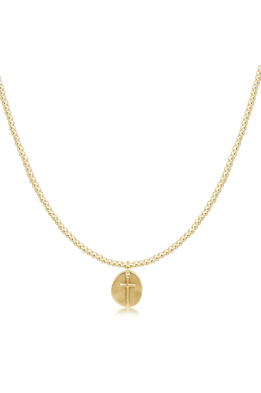 15" Choker Beaded - Classic Gold 5mm✔️