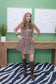 Jolie Zebra Striped Dress