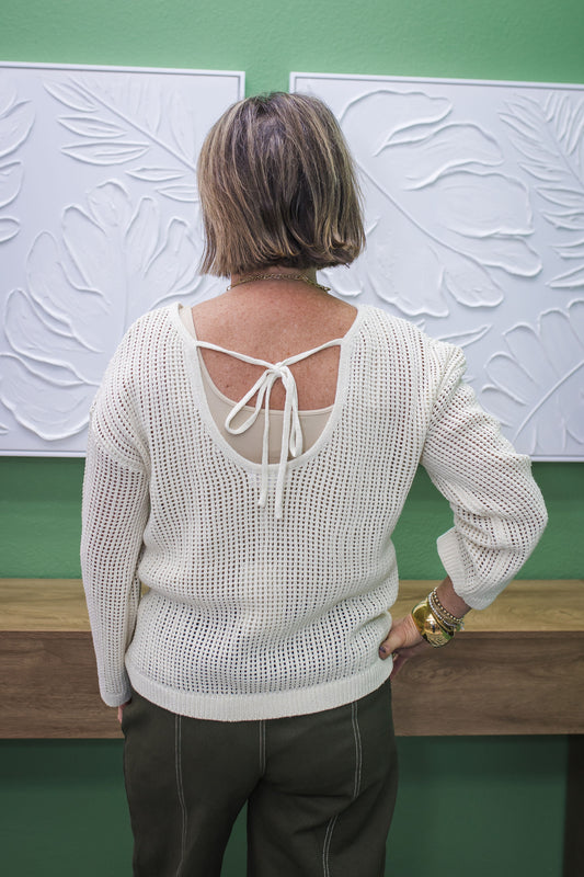 Caroline Open Stitch Sweater