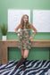 Camo Floral Print Dress