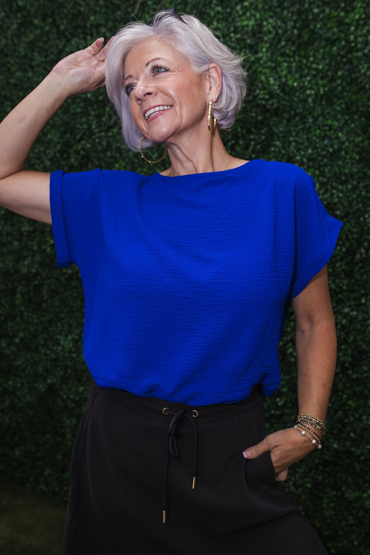 Royal Round Neck Blouse