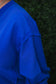 Rally Royal Blue Vneck Blouse