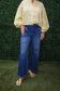 Balloon Sleeve Solid Blouse