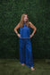 Cheyanne Washed Denim Tank & Wide-Leg Pants Set