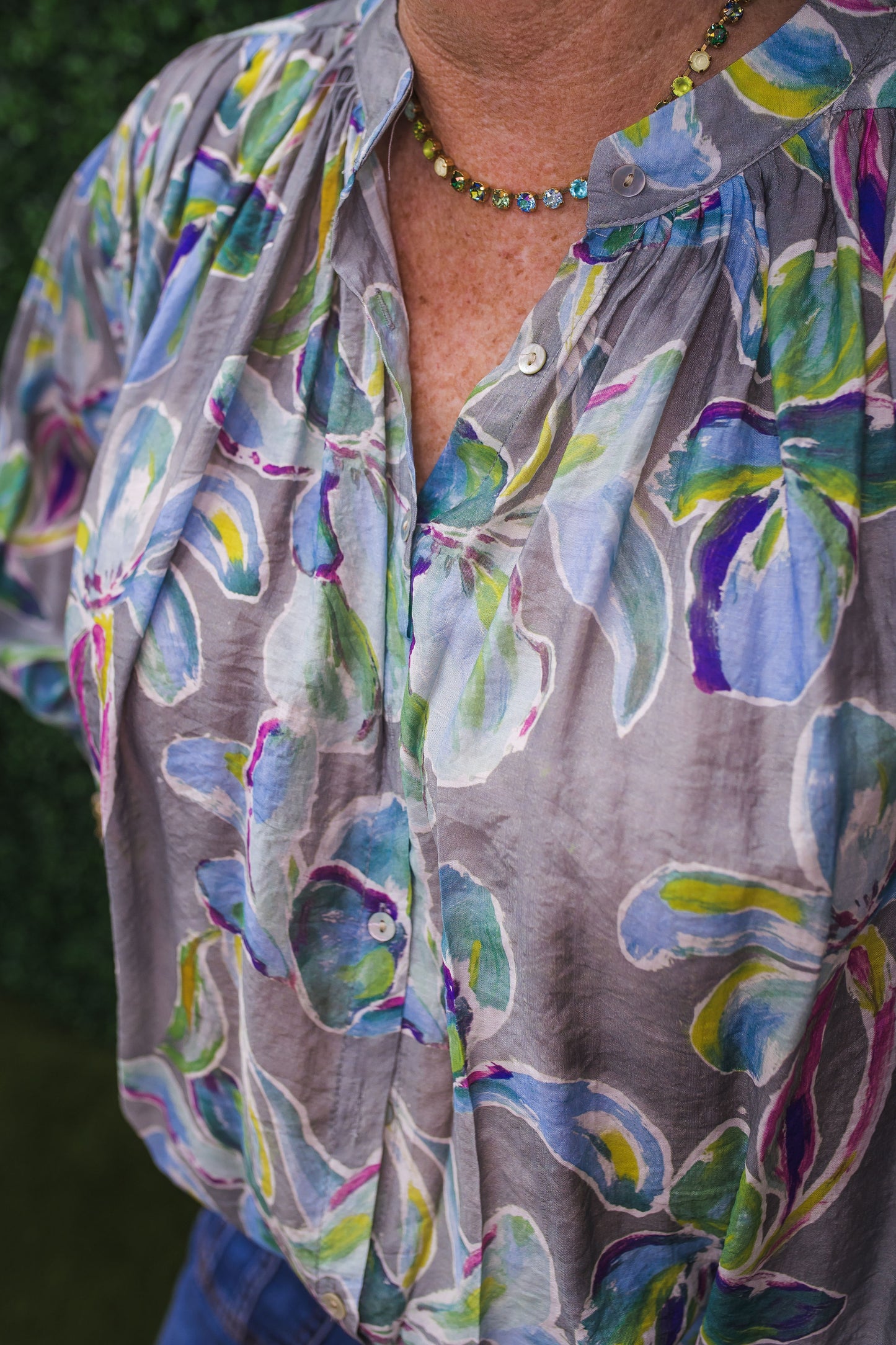 Lauren Flower Print Blouse