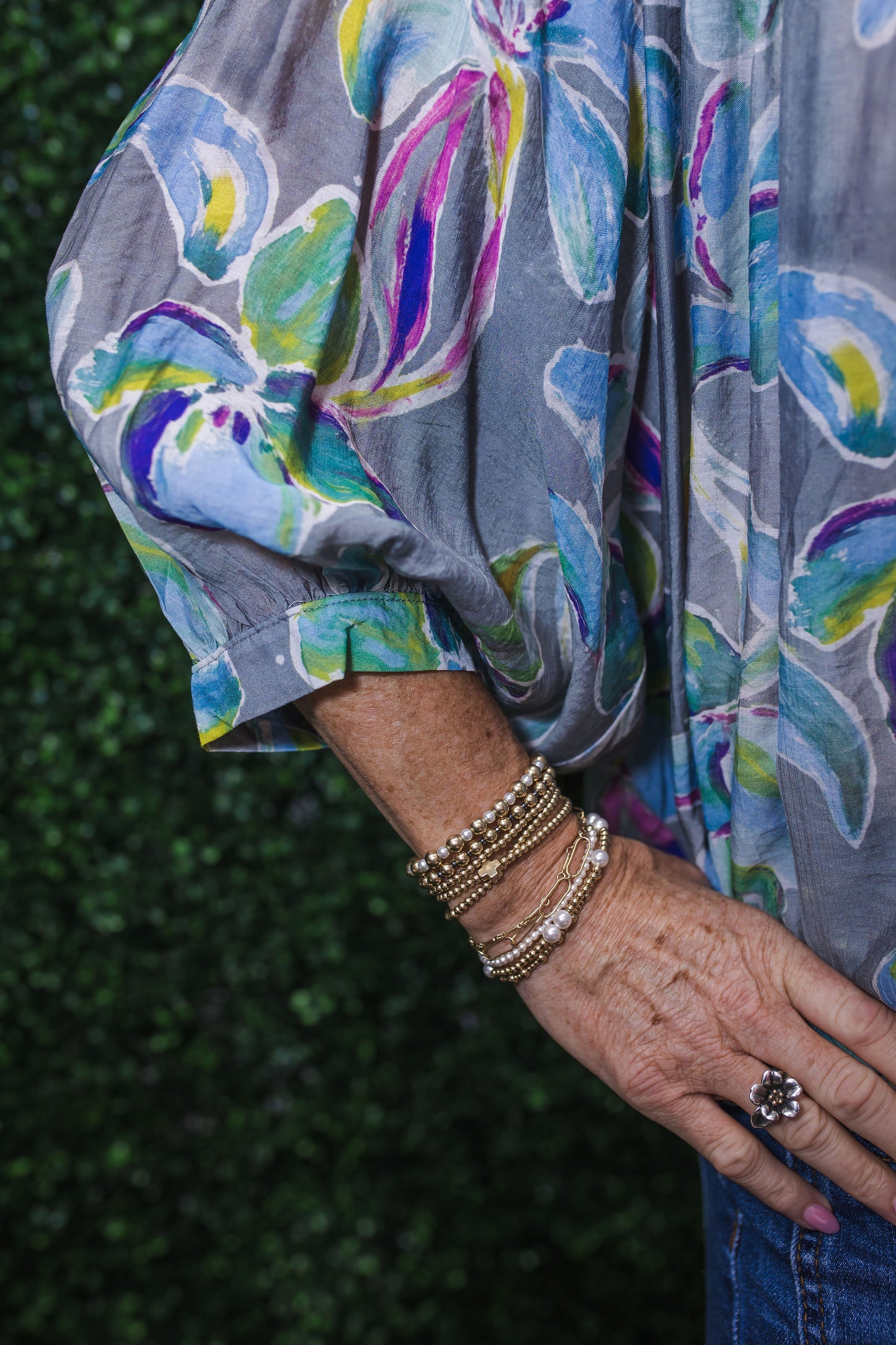 Lauren Flower Print Blouse