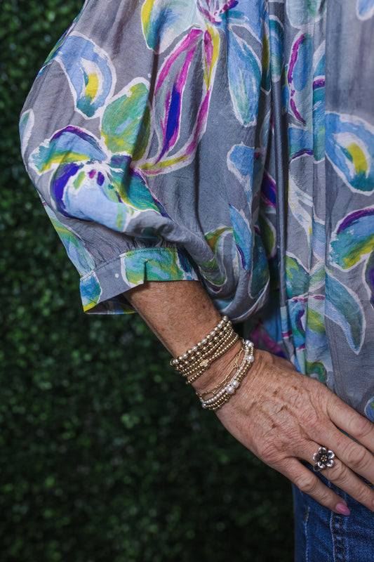 Lauren Flower Print Blouse
