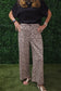 Renee Ecru Wide Leg Pant