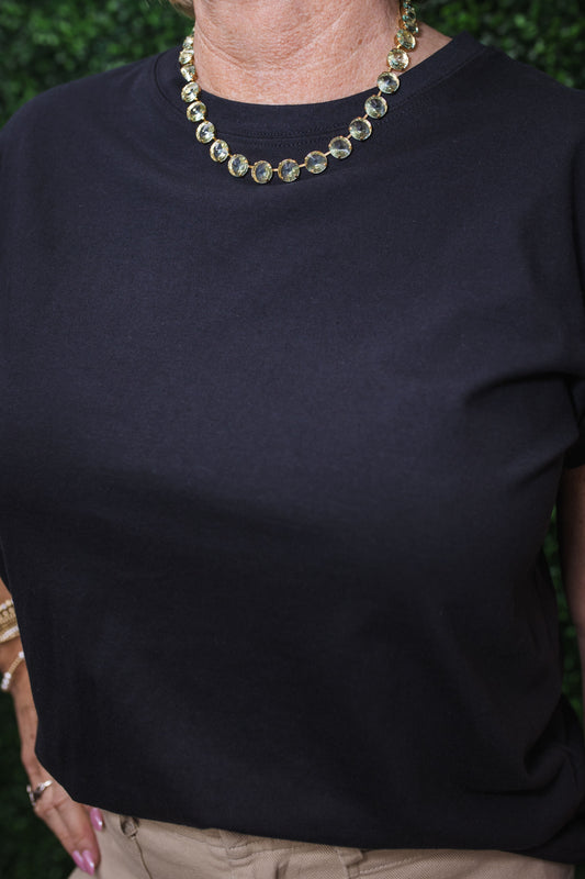 Tricia Folded Sleeve Tee