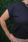 Tricia Folded Sleeve Tee