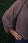Dot Print Tie Neck Long Sleeve Blouse