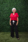Black Textured Ribbon Pants